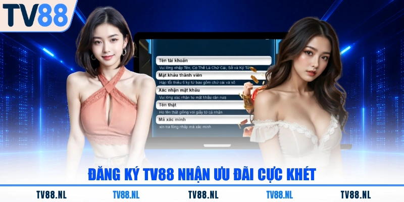 Đăng ký TV88 nhận ưu đãi cực khét